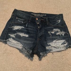 American eagle high wasted shorts size 6